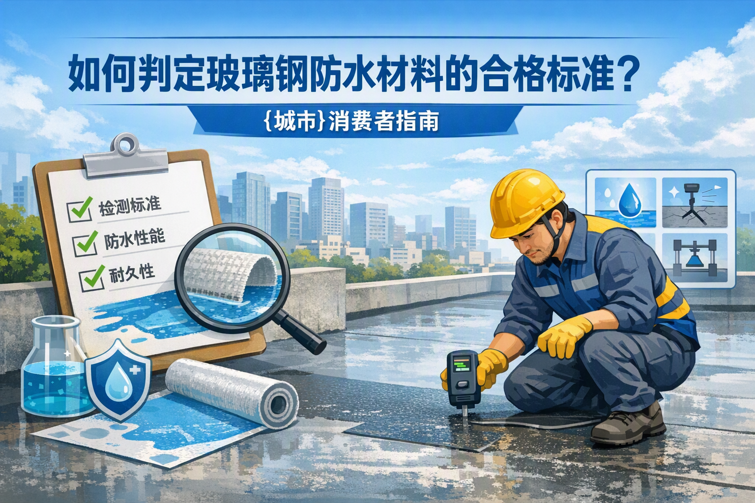如何判定玻璃钢防水材料的合格标准？ 保山 消费者指南