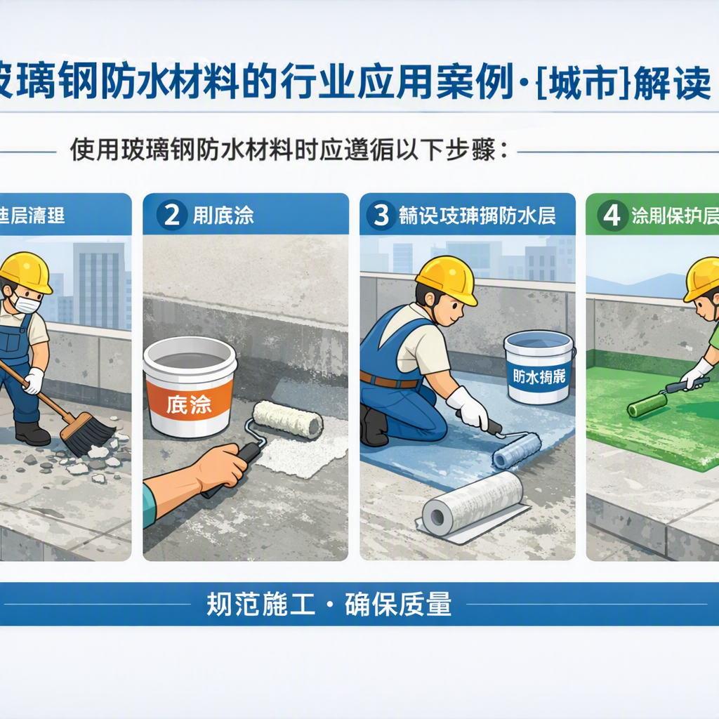 玻璃钢防水材料的行业应用案例，保山解读
